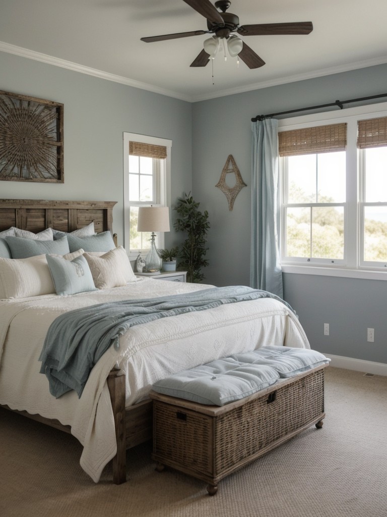 Coastal Dreams: Create a breezy apartment with relaxed linen bedding.