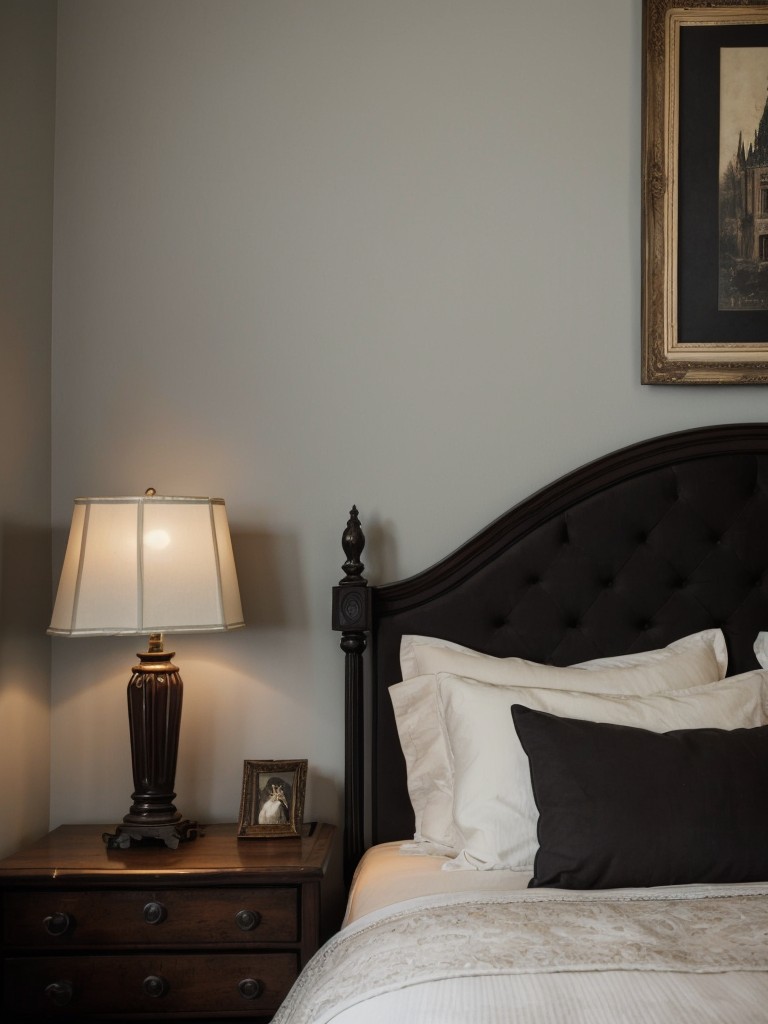 Vintage Artistry: Transform Your Bedroom Into a Gothic Haven