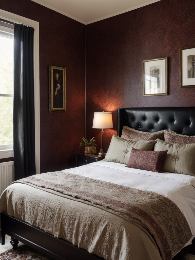 Eclectic Gothic Revival: Unleash Drama in Your Bedroom Decor