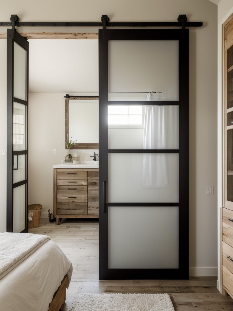 Urban Charm: Add Industrial Sliding Doors to Upgrade Your Bedroom