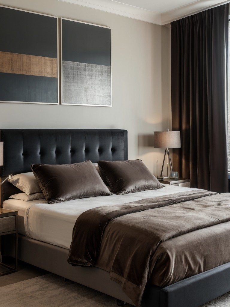 Urban Charm: Mix Textures for Dynamic Apartment Bedrooms