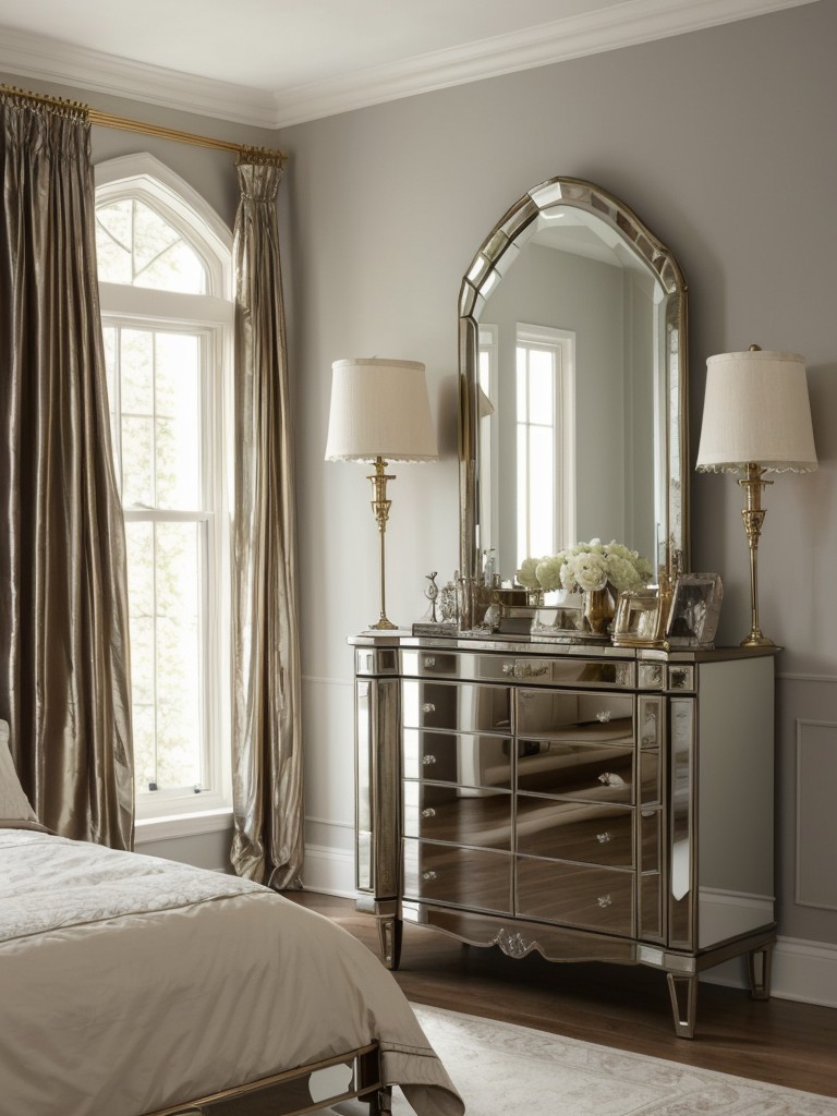 Vintage Glam: Transform Your Bedroom with Metallic Accents