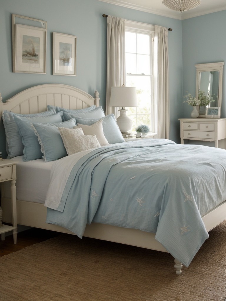 Coastal Oasis: Transform Your Bedroom with Serene Seashell Vibes