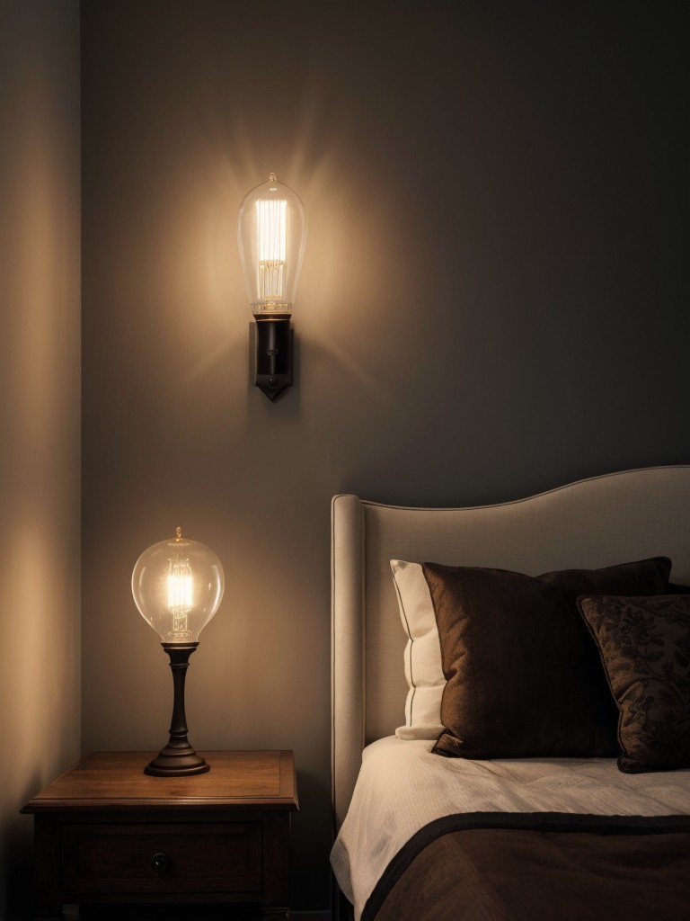 Gothic Bedroom Magic: Customize the Mood with Dimmable Lighting!