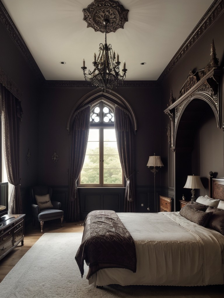 Captivating Gothic Vibes: Transform Your Apartment with Architectural Details!