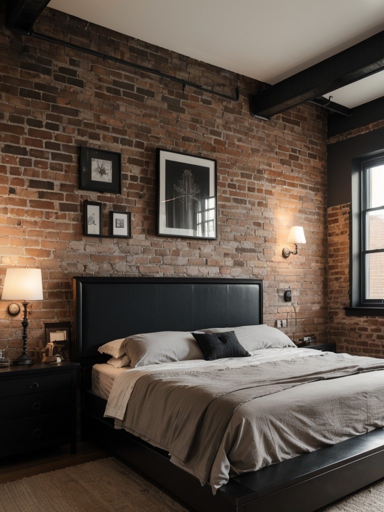 Gothic Vibes: Urban Loft Bedroom Inspiration