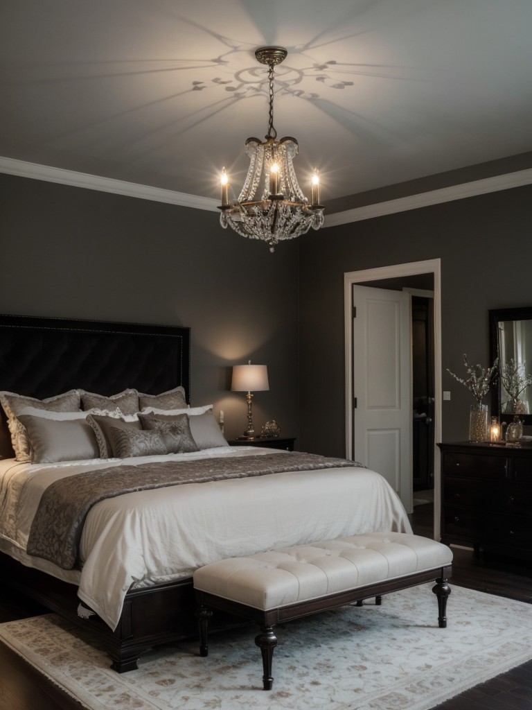 Create Gothic Romance: Add Drama with Statement Lighting.