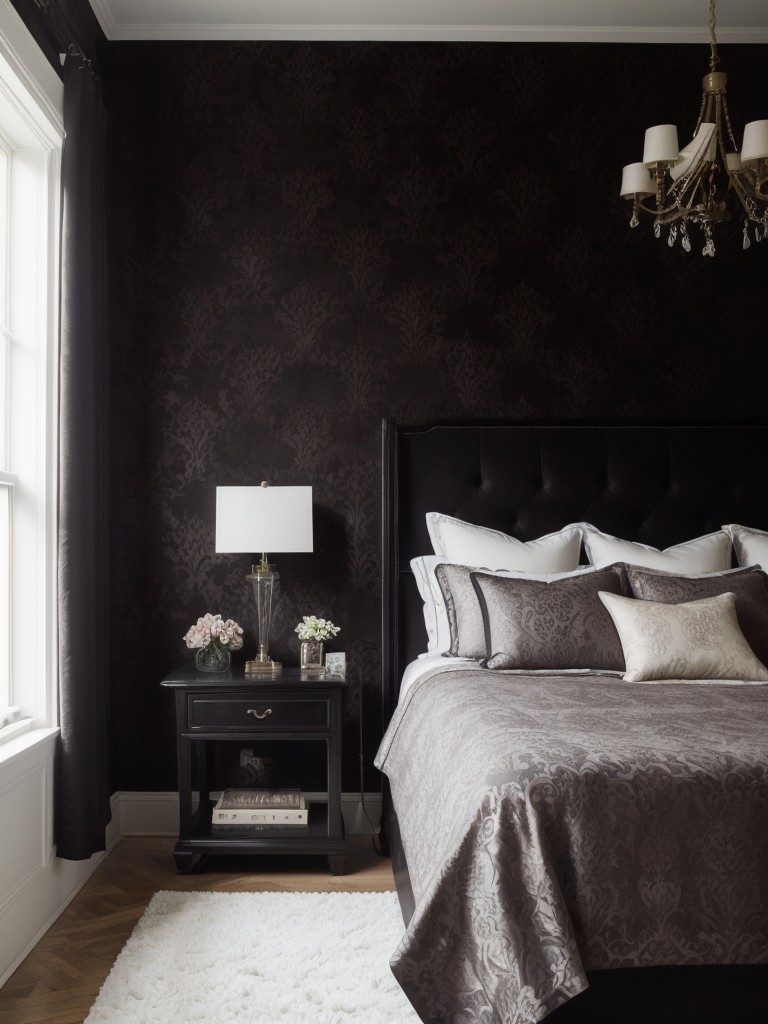 Elevate your apartment vibes with Gothic bedroom décor.