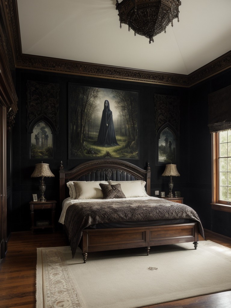 Dark and Dreamy Apartment: Gothic Bedroom Decor Tips