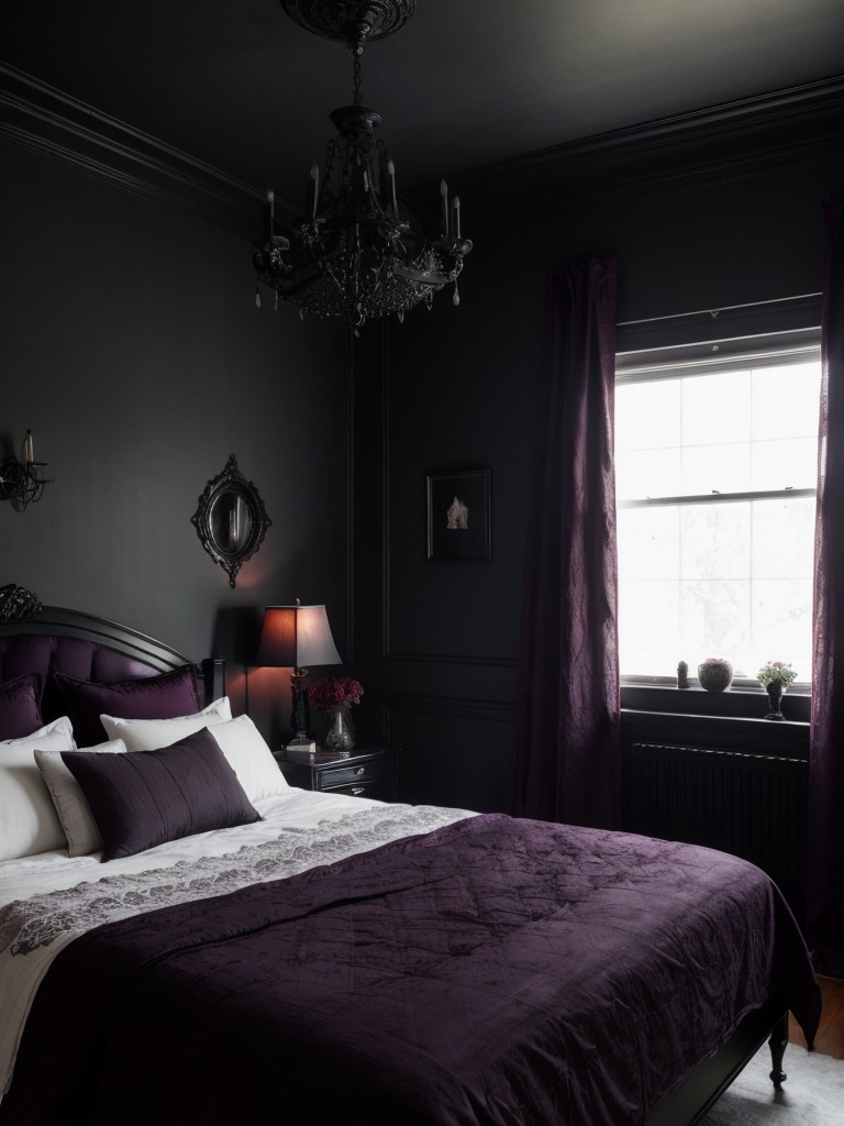 Chic Gothic Apartment: Transform Your Space with Moody Hues!