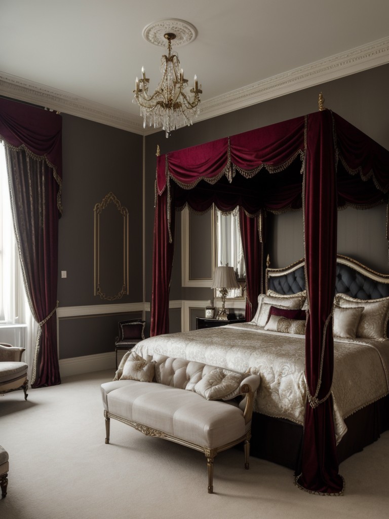 Glamorous Gothic Apartment Decor: Create Opulence in Your Bedroom