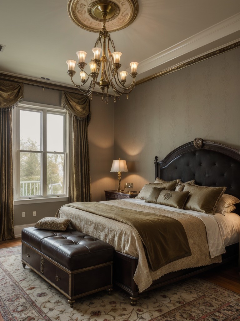 Vintage Chic: Transform Your Bedroom with Gothic Opulence.