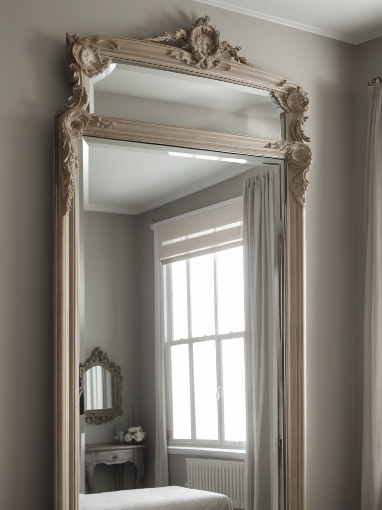 Small Apartment Upgrade: Gothic-Inspired Mirrors for a Lighter & Spacious Feel