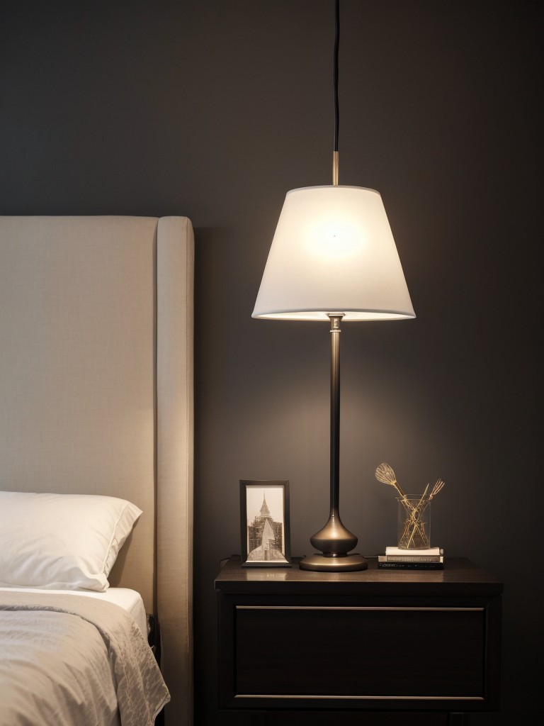 Modern Lighting for an Elegant Apartment Bedroom