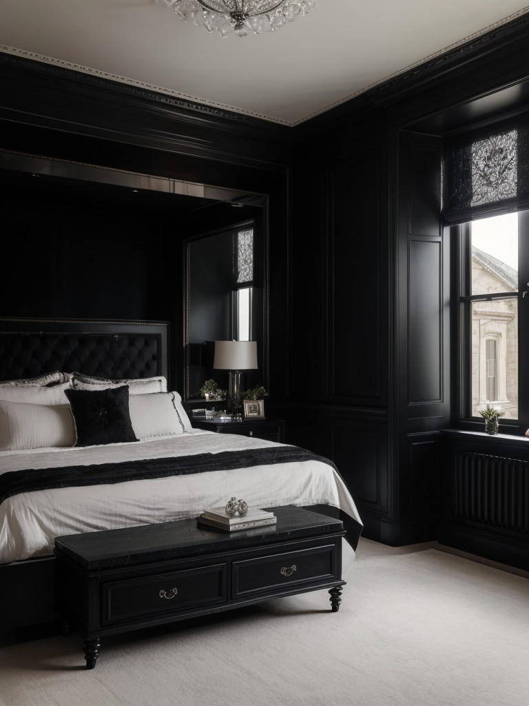 Midnight Elegance: Gothic Apartment Inspiration.