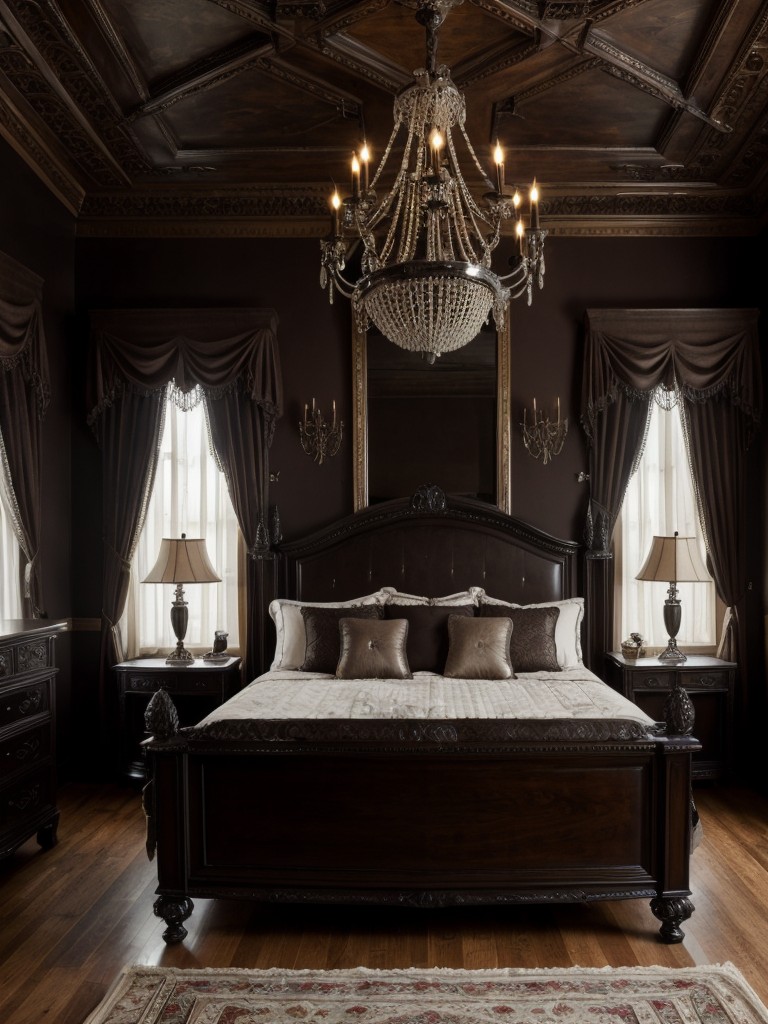 Gothic Dream: Transform Your Bedroom with Dark Elegance