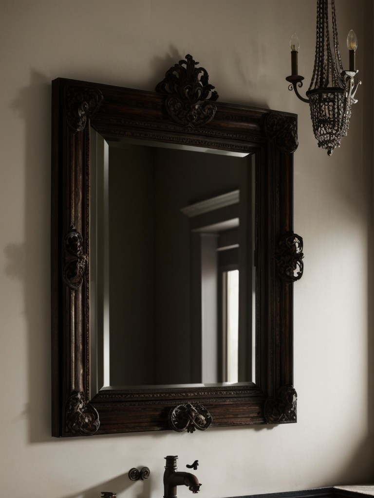 Gothic Glam: Stunning Mirror Ideas for Apartment Bedrooms