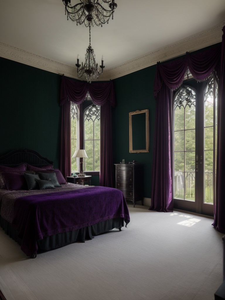 Enchanting Apartment Ambiance: Gothic Bedroom Ideas!