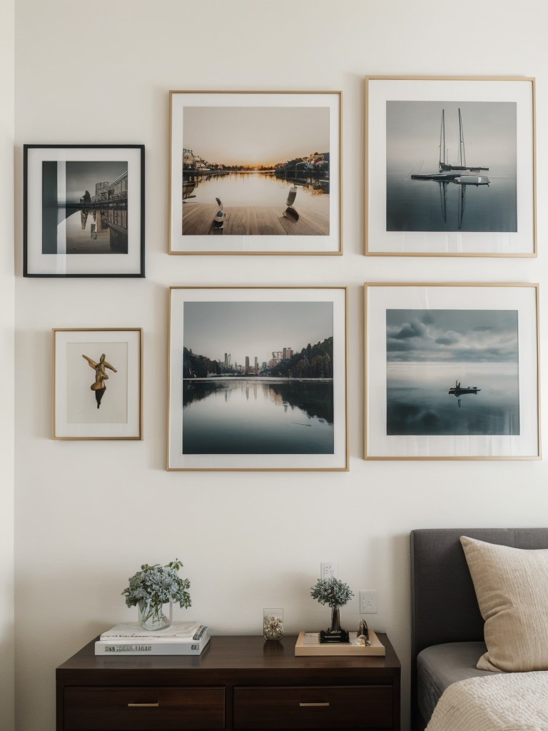 Artistic Bedroom Makeover: Show off your favorite artwork with a stunning gallery wall!