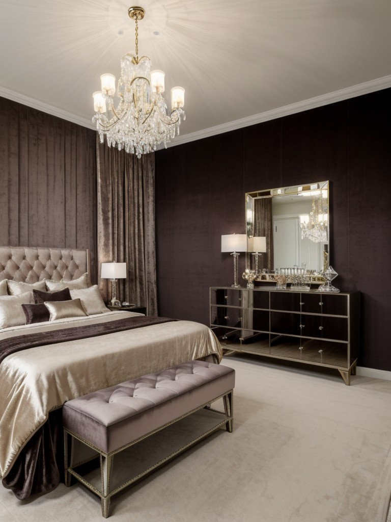 Modern Glamour: Gender-Neutral Apartment Bedrooms