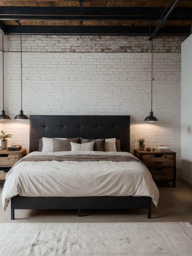 Chic Gender-Neutral Apartment Bedrooms: Industrial Style Inspiration!