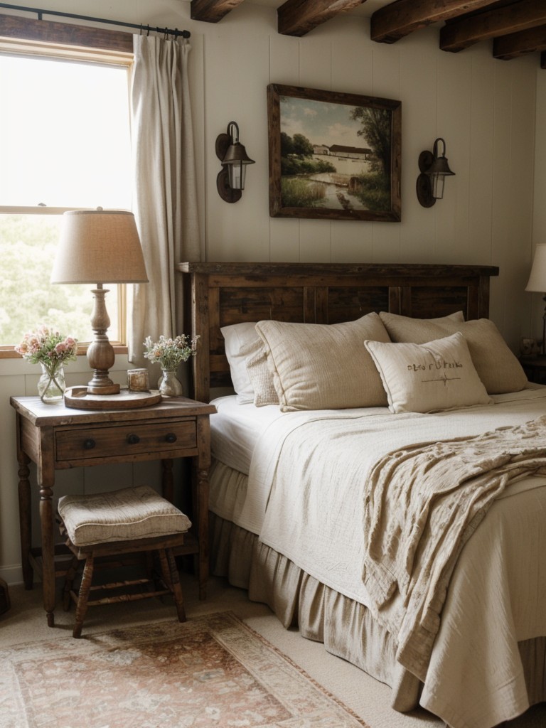 Vintage Rustic Bedroom Ideas: Cozy Farmhouse Decor