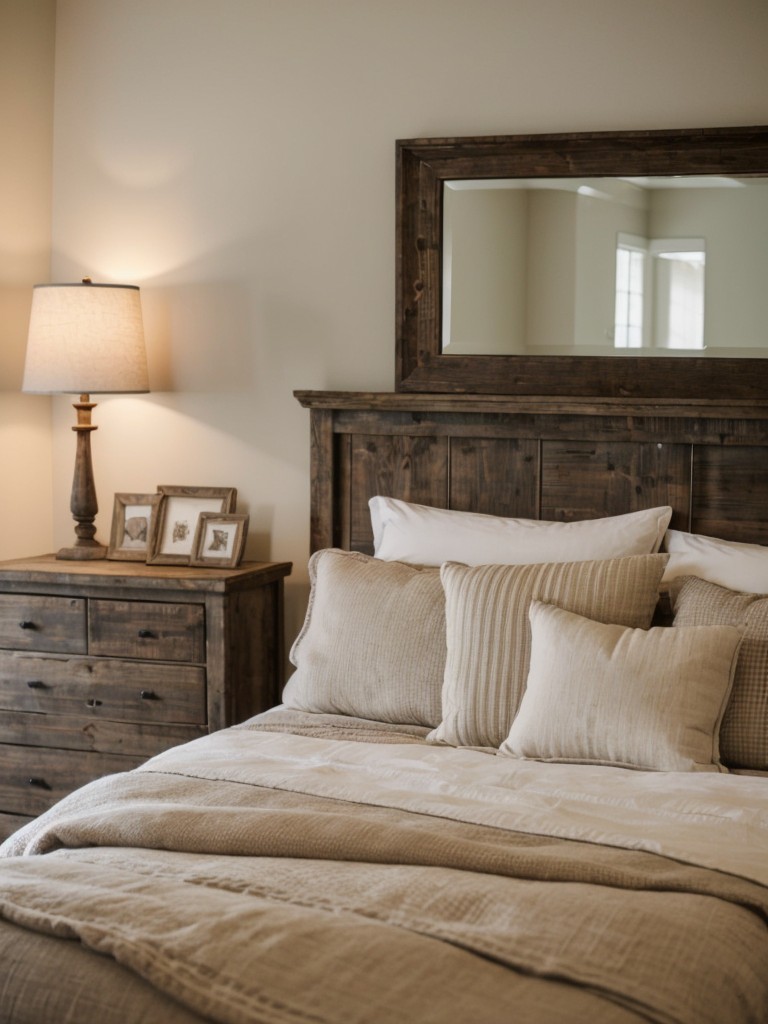 Rustic Farmhouse Mirror: Elevate Your Bedroom Decor