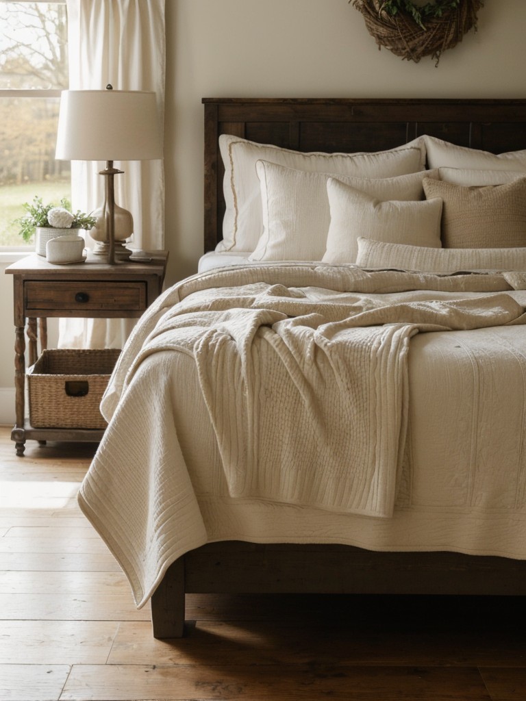 Rustic Farmhouse Bedroom Decor: Cozy Country Vibes!