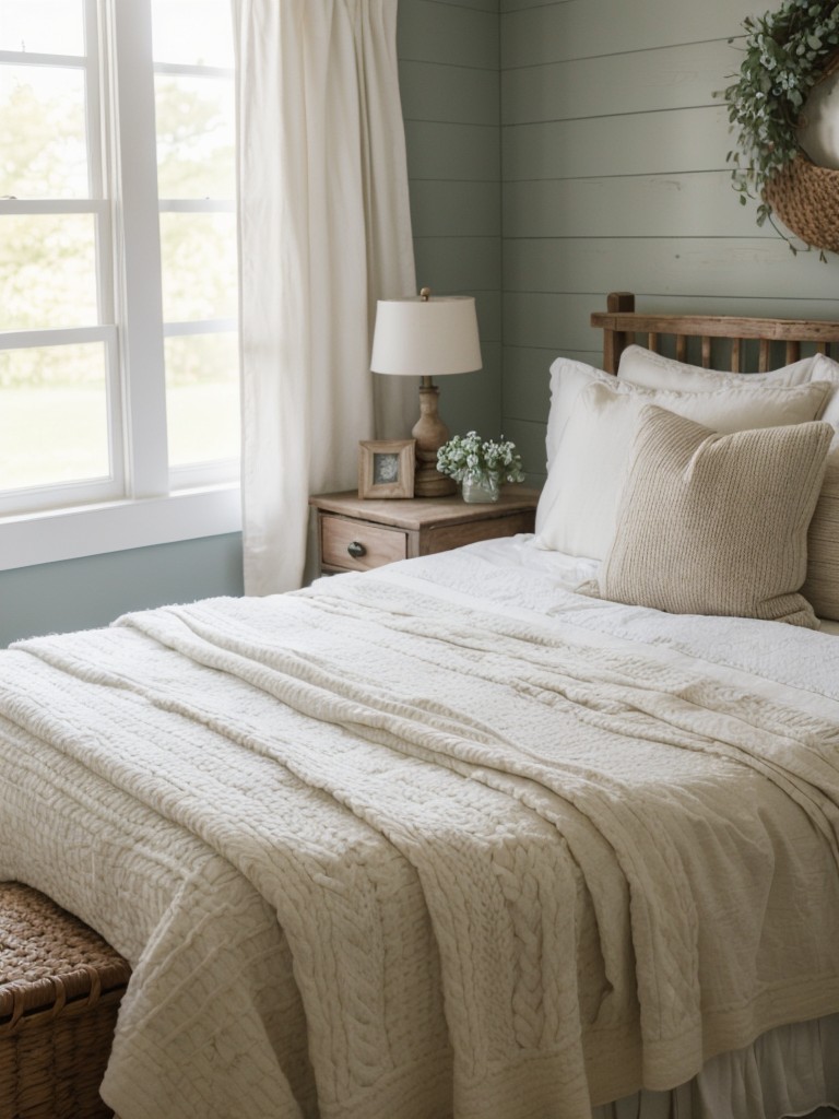 Cozy Farmhouse Apartment: Get Dreamy Country Bedroom Vibes!