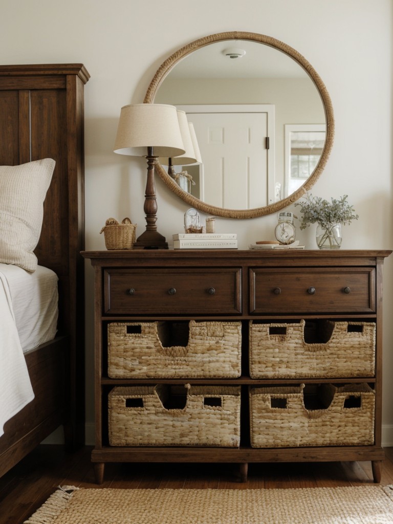 Chic Farmhouse Bedroom: Get Organized with Vintage-Inspired Storage