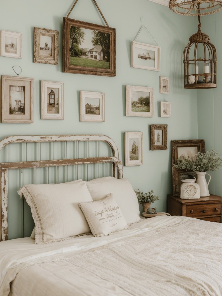 Farmhouse Charm: Vintage Postcards & Unique Decor for Your Bedroom