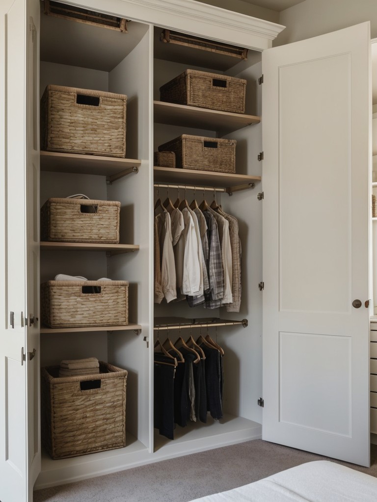 Rustic Charm for Your Room: Country Decor Ideas. Get organized with built-in storage!