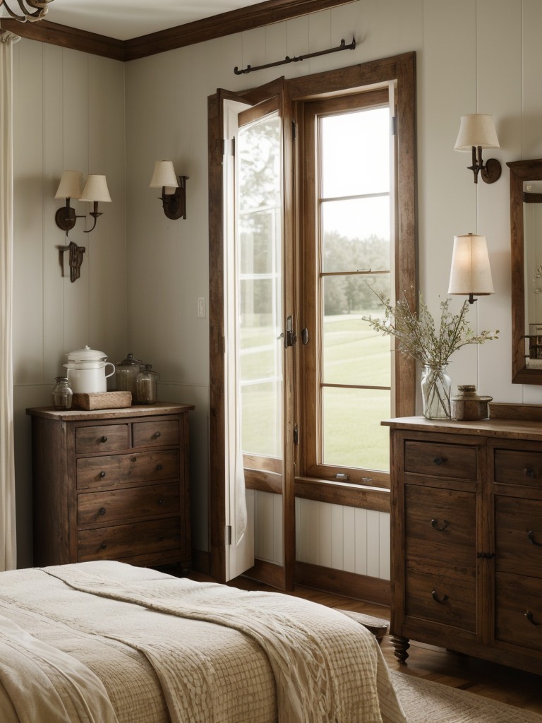 Rustic Elegance: Country Bedroom Inspiration.