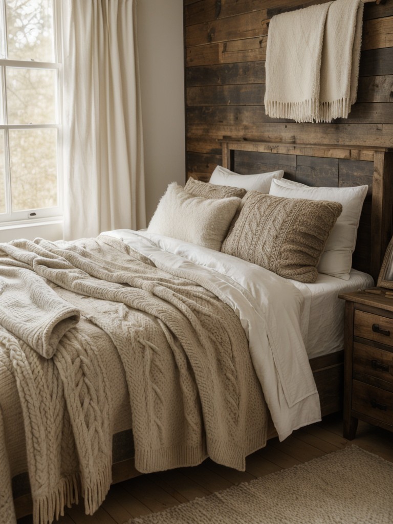 Cozy Up Your Apartment with Rustic Bedroom Vibes!