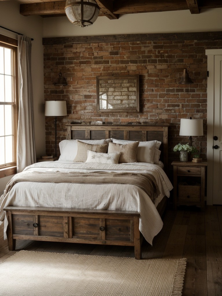 Rustic Charm for Your Apartment: Country Bedroom Decorating Ideas.