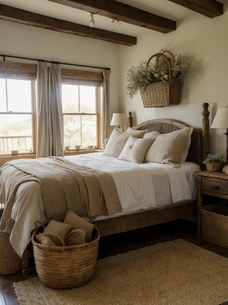 Rustic Chic: Country Bedroom Decor with Vintage Charm!