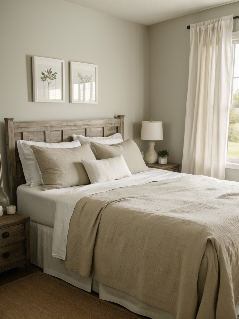 Cozy Farmhouse Bedroom Vibes: Harmonize Your Apartment Retreat!