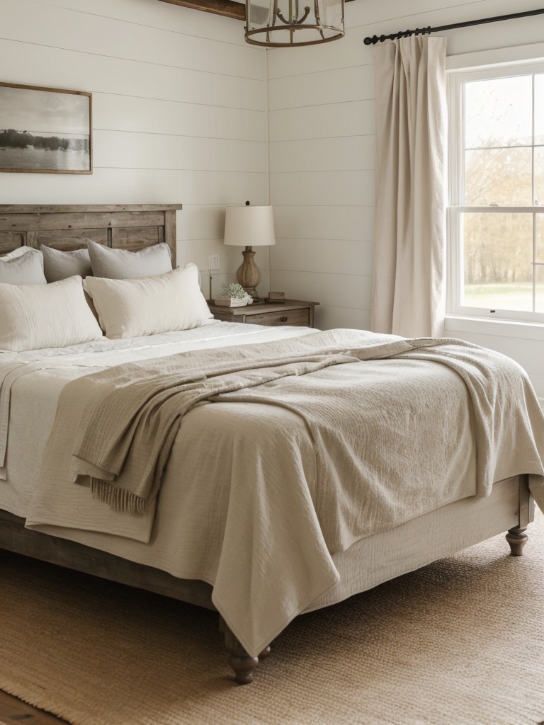 Cozy Farmhouse Vibes: Transform Your Bedroom Into a Serene Retreat