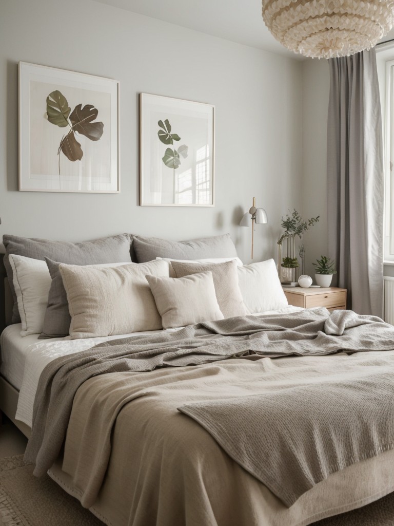 Scandi-Inspired Apartment: Add a Touch of Color to Your Bedroom!