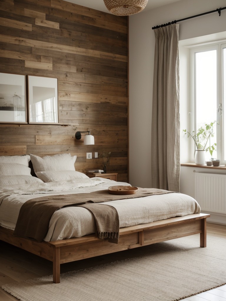 Cozy Nordic Bedroom Inspo: Embrace Wood, Leather, and Linen!