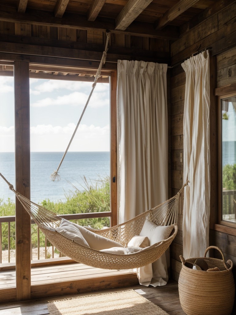 Cozy Ocean Vibes: Hammock-inspired Apartment Decor Ideas