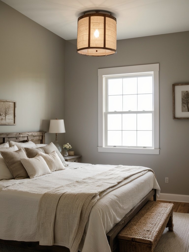 Rustic Charm: Stylish Lighting Ideas for Apartment Bedrooms