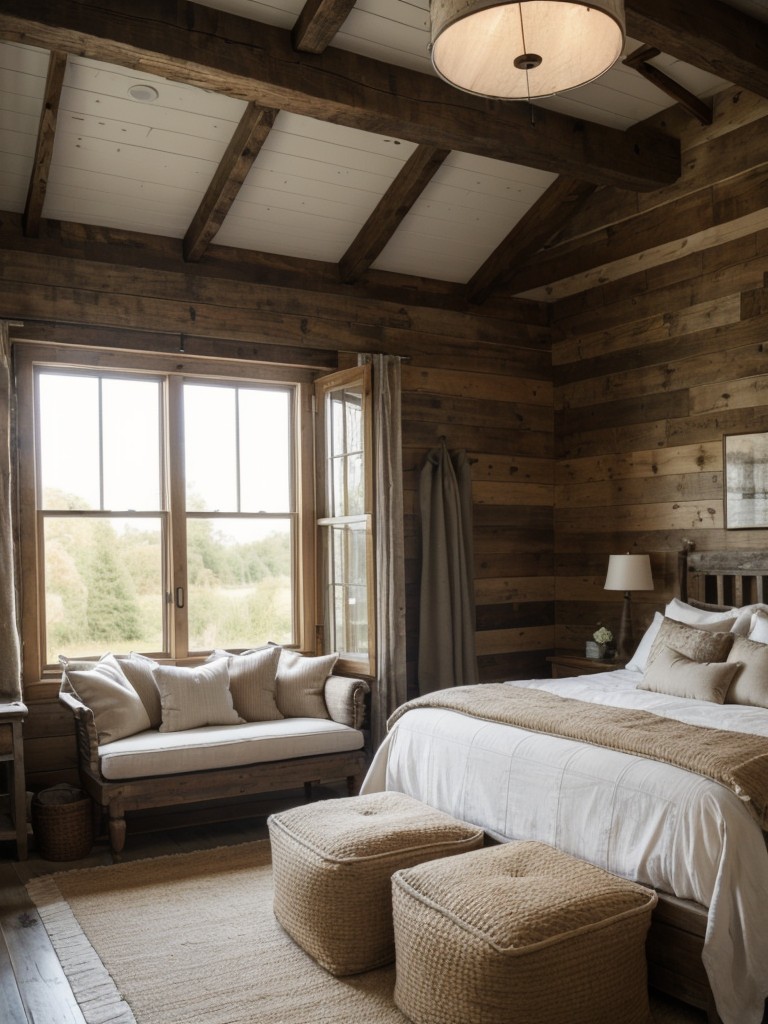 Cozy Country Charm: Rustic Apartment Bedroom Inspo!