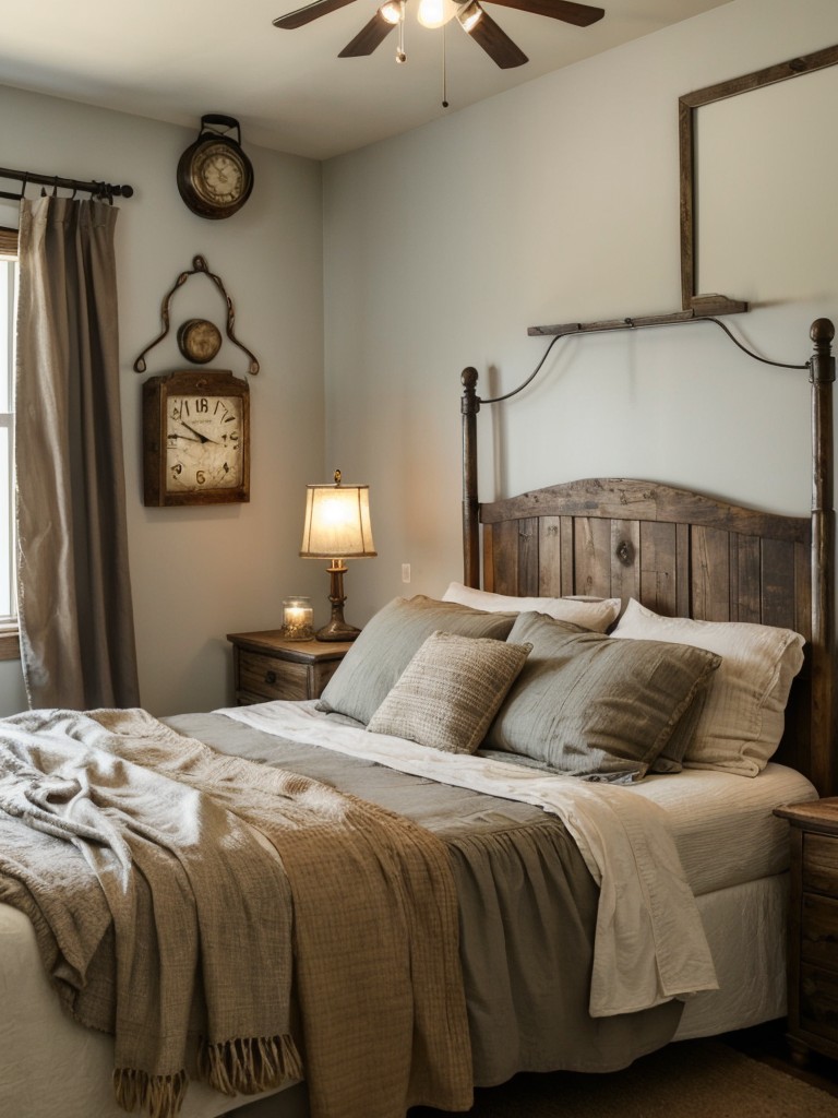 Rustic Charm: Vintage-inspired Bedroom Decor Ideas for Apartments