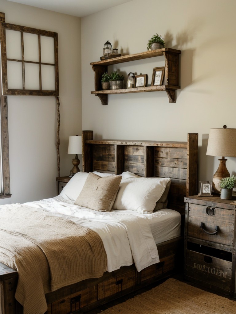 Rustic Charm: Vintage Furniture Hacks for Country Bedroom Decor.