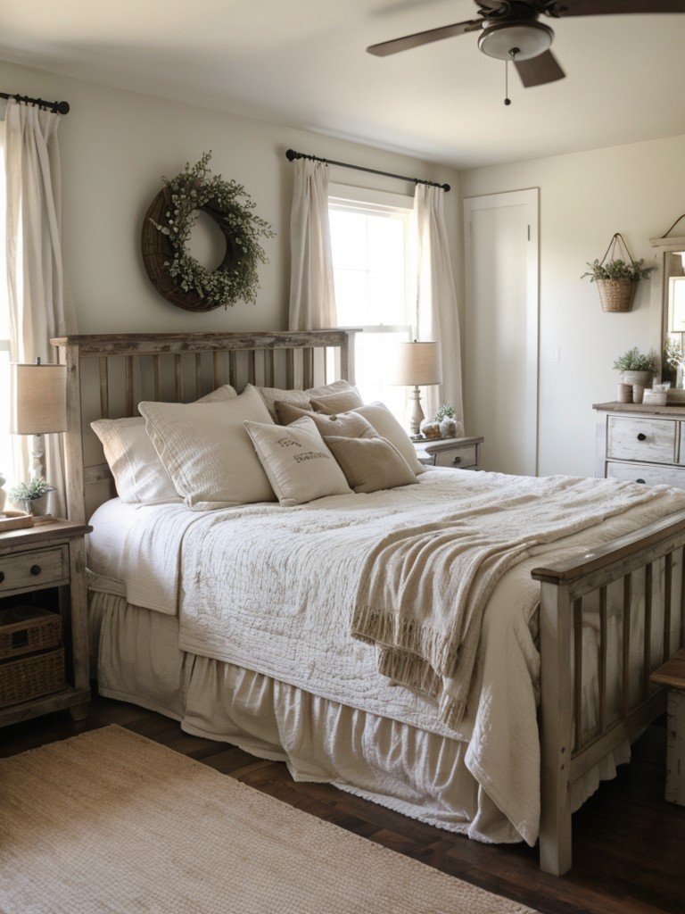 Rustic Chic: Transform Your Bedroom with Farmhouse Decor!