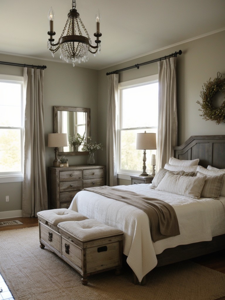 Rustic Charm: Apartment Bedroom Decor Ideas