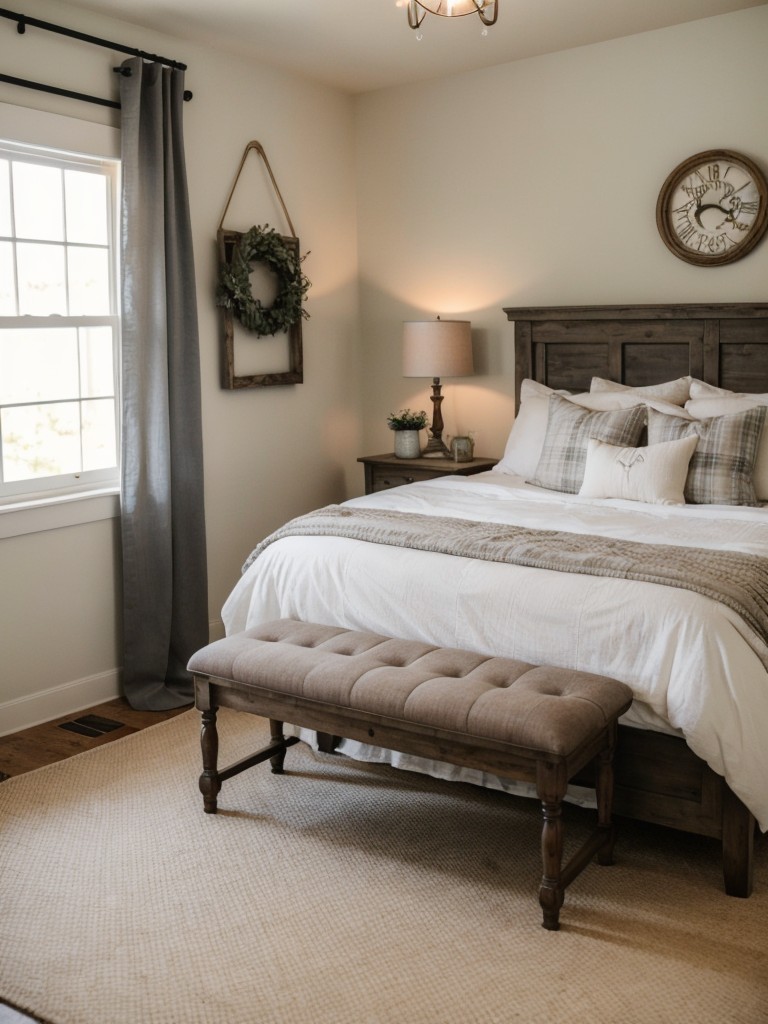 Farmhouse Chic: Create an Instant Cozy Retreat with a Bedroom Bench