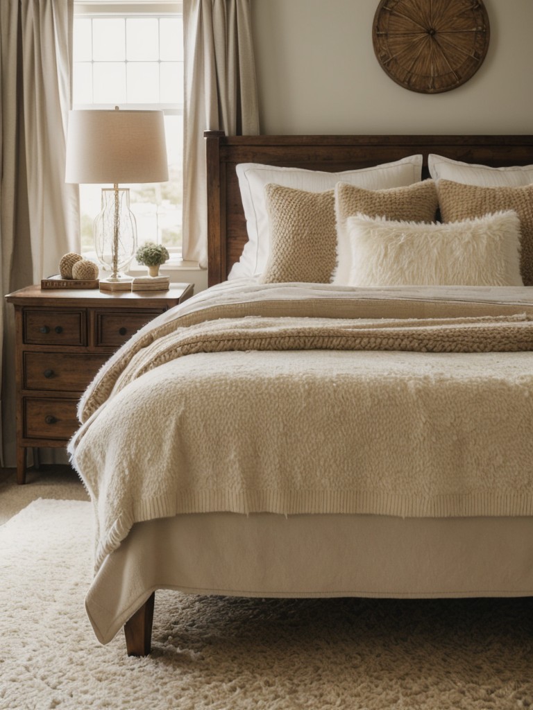 Cozy Country Vibes: Bedroom Decor Tips with Layers of Texture