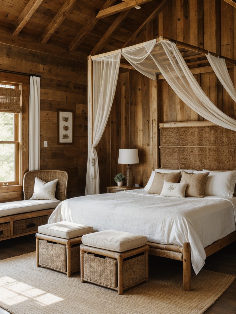 Cozy Farmhouse Vibes: Stylish Apartment Bedroom Ideas.